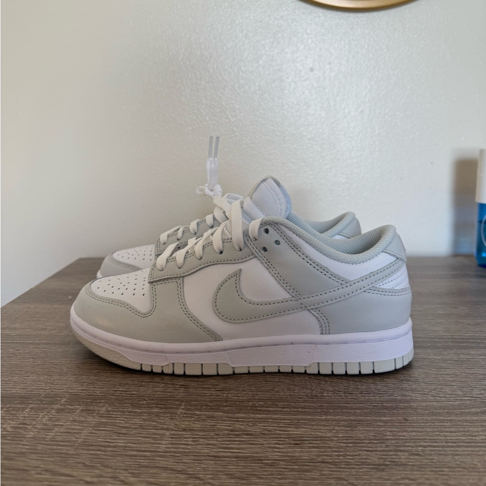 Nike Grey & White Women’s Dunks (low)